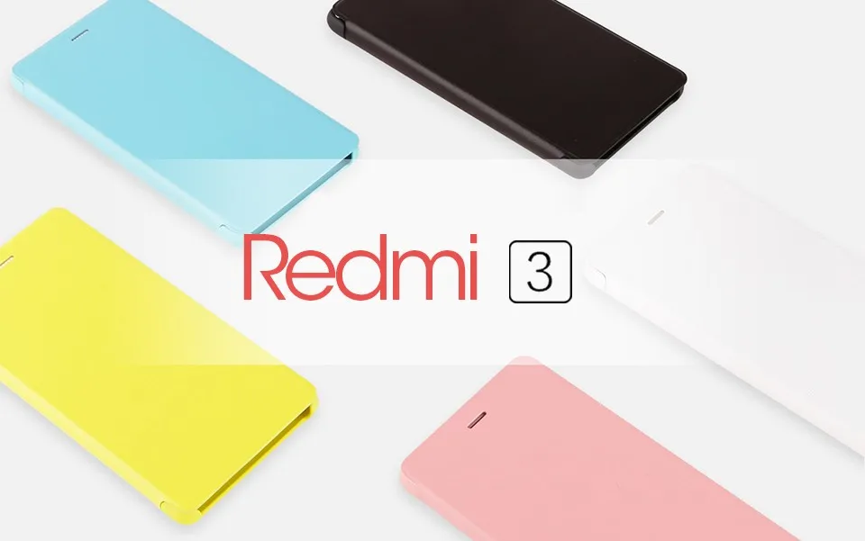 xiaomi Redmi 3 Чехол из искусственной кожи бизнес-серия флип-чехол для xiaomi Redmi 3 флип-чехол " Официальный бренд xiaomi