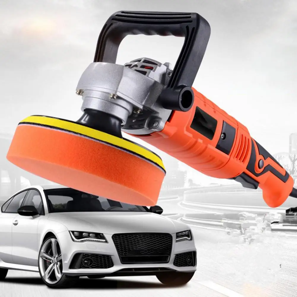  1580W 220V Grinder Mini Polishing Machine Car Polisher Sanding Machine Orbit Polish Adjustable Spee