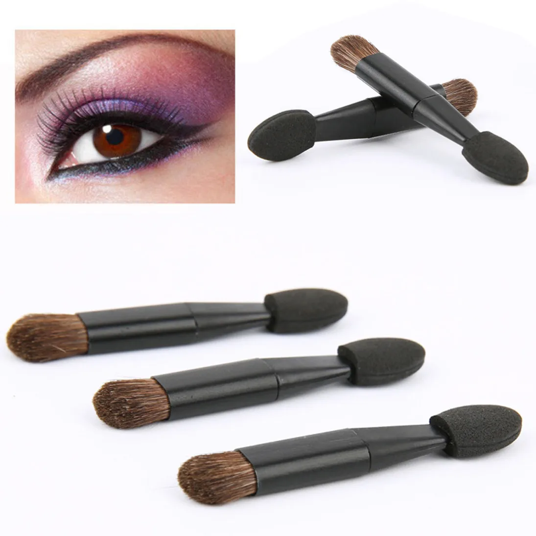 2018 1PC Makeup Brush Small Horsehair Single Sponge Eye Shadow High