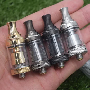 

SALT RTA Atomizer Tank 2ml/3.5ml Adjustable Airflow Bubble Glass Tube Vape Vaporizer 18mm Diameter Single Coil