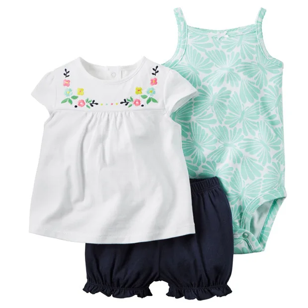 2018-Summer-Infant-Toddler-Baby-Girls-Clothing-Top-T-Shirt-Shorts-Bodysuit-3PCS-Children-Kids-baby (5)