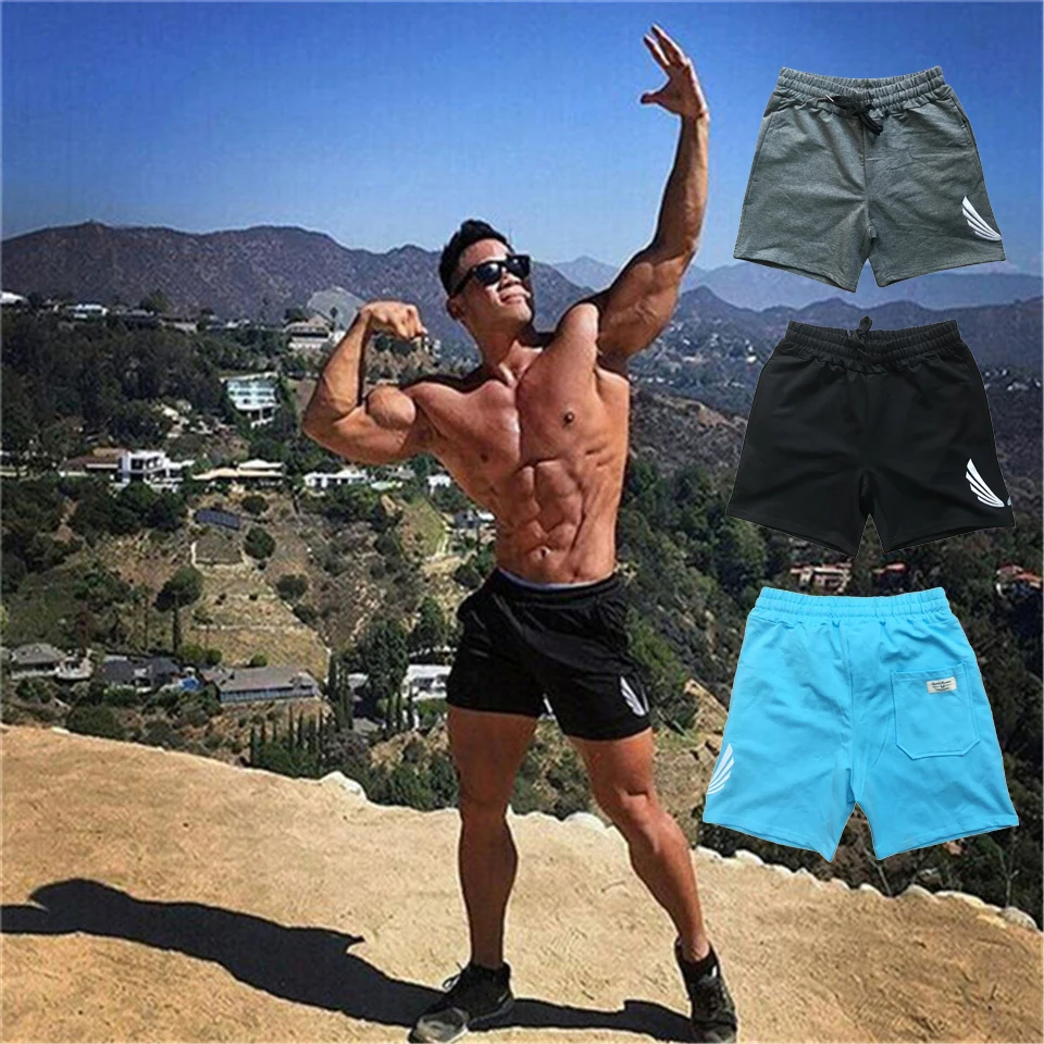 

Mens Sport Running Shorts Training Exercise Jogging shorts gym quality running shorts men cotton exercise sweatpants