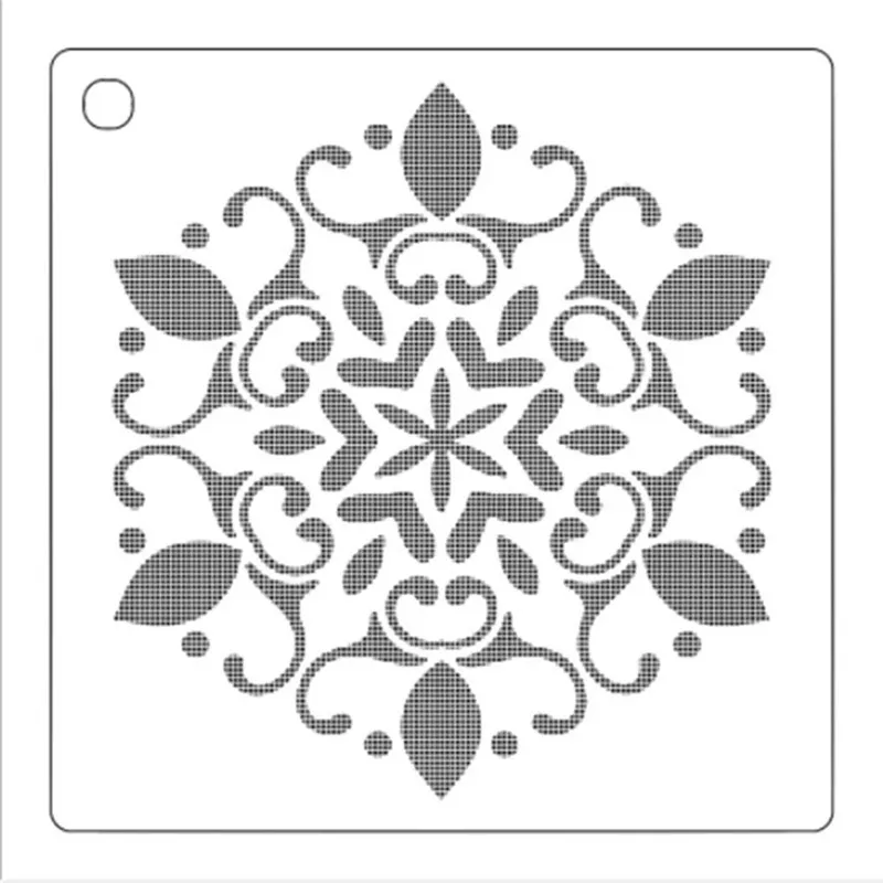 2018 горячая Распродажа многоразовая Осенняя форма трафарет с цветком пшеницы