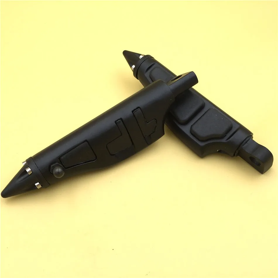 Aftermarket мотоциклетные части мотоциклетные черные шпильки подножки плоский конец для Har S oftail S portster D yna