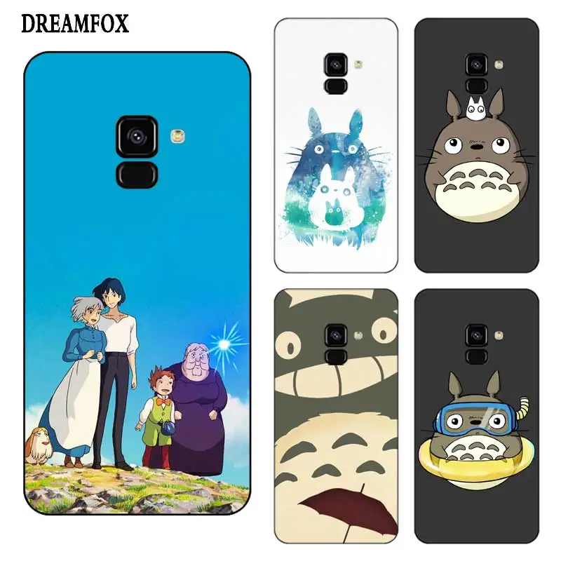 N446 Totoro Clever Black Silicone Case Cover For Samsung Galaxy J2 J3 J4 J5 J6 J7 J8 Pro Plus Prime 2018 2017 |