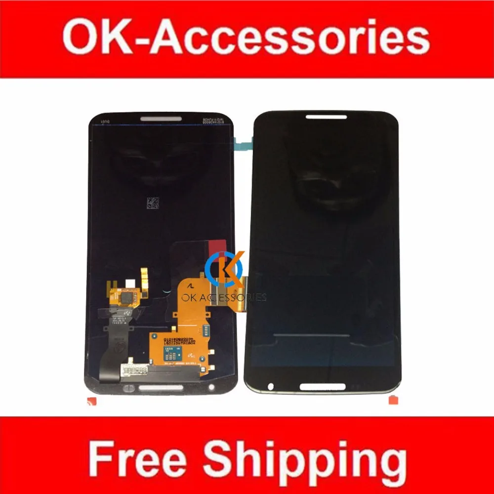 

Black Color For Motorola Google Nexus 6 XT1100 XT1103 LCD Display +Touch Digitizer Screen Assembly 1PC/Lot