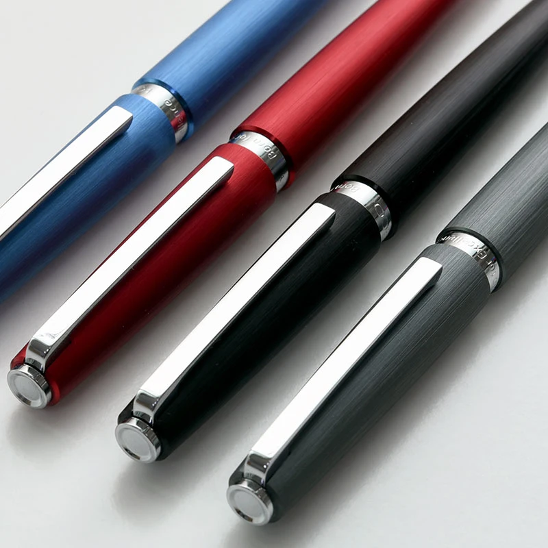 

KACO BALANCE Series Charming Red with Silver Clip Fountain Pen 0.5mm F Nib Metal Inking Pens for Office Christmas Gift
