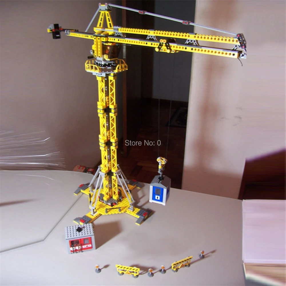 

02069 778pcs city construction engineering lifting machine building block compatible 7905 bricks Toy