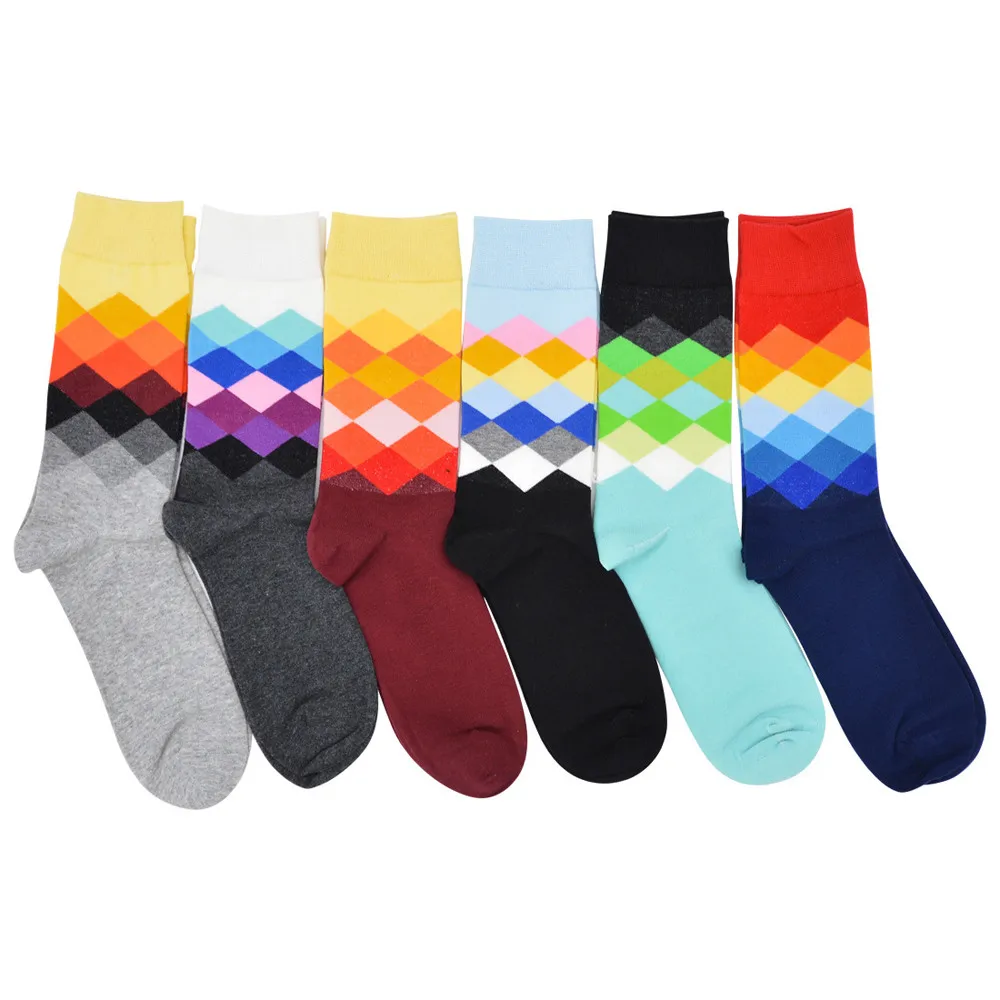 socks for men New men's tube color tide socks cotton cool socks meias coloridas masculina