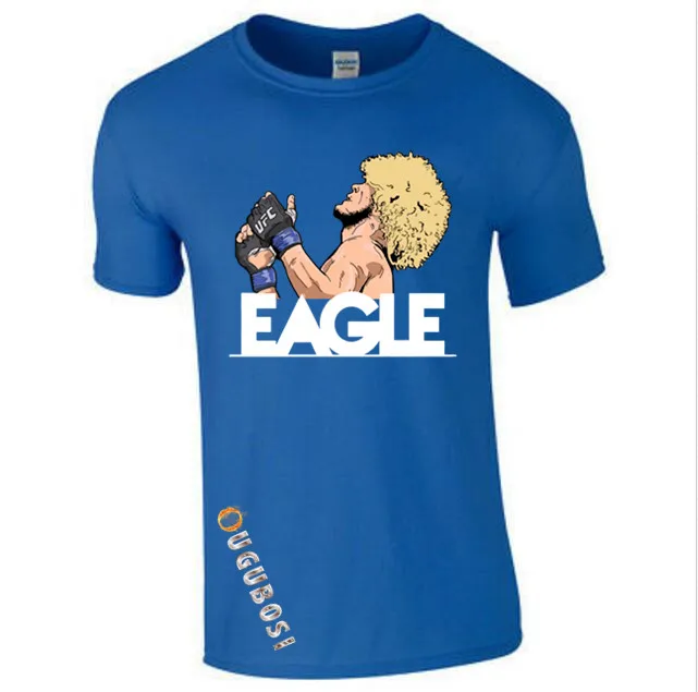 

Khabib Nurmagomedov T-shirt The Eagle Papakha Russian Heritage MMA Boxings Top