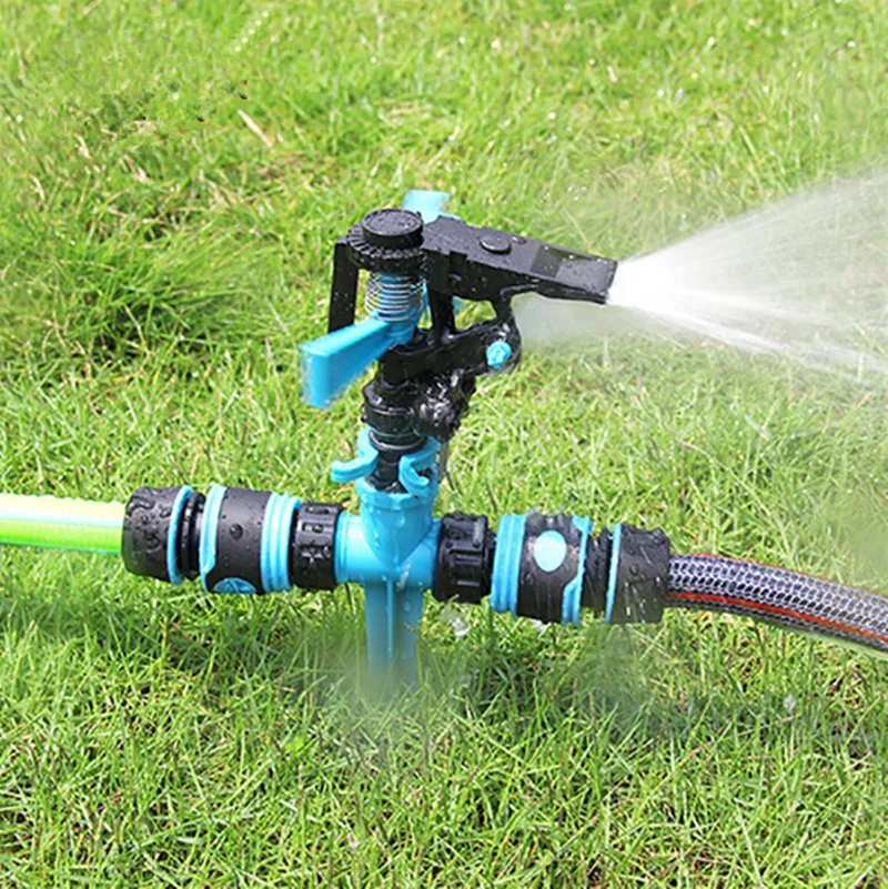 Auto Oscillating Garden Watering Sprinkler Adjustable Watering Cone for