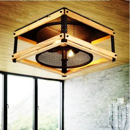 

Retro Loft American LED ceiling Light Vintage Dinning Living Room Lights Plafonnier Industrial Ceiling Lamp Home Lighting