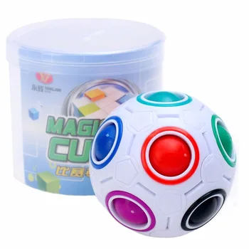 

Funny Magic Cube Ball Shape Speed Rainbow Puzzles Ball Football Kids Educational Learning Toys for Children Adult Dropshipping