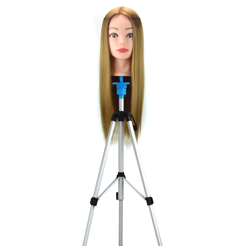 

Mannequin Head Holder Tripod Stand Adjustable Hairdressing Practice for Salon Barber Hairdresser YF2018