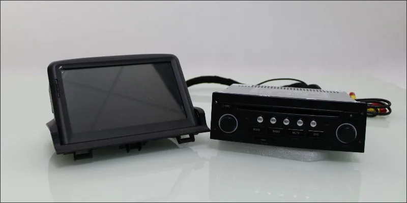 Top Liislee For Peugeot 307 - Car Radio CD DVD Player HD Screen Audio Stereo GPS Map Nav Navi Navigation S100 Multimedia System 3