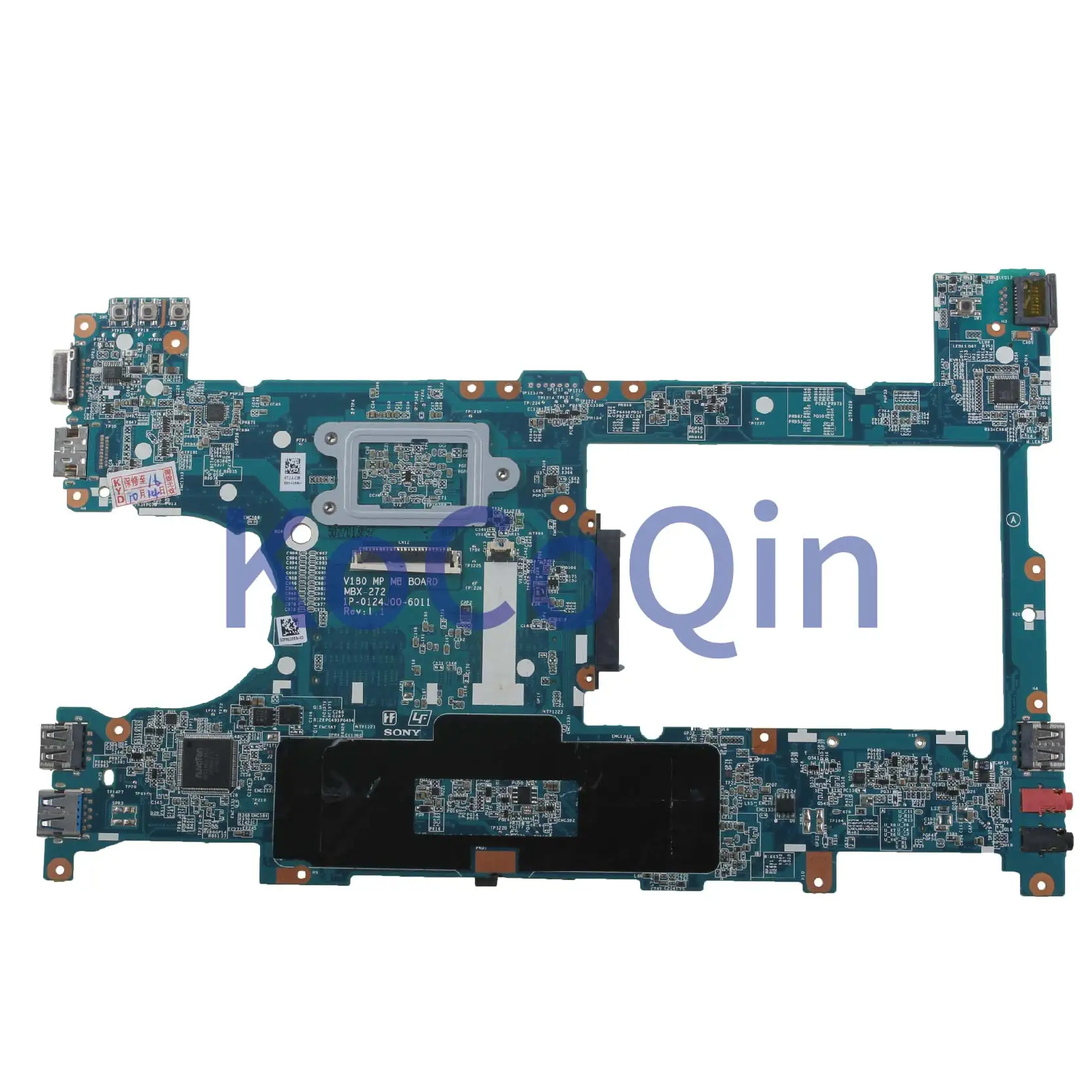 Promotion  KoCoQin Laptop motherboard For SONY SVE11 V180 V181 MBX-272 Mainboard 1P-0124J00-6011 A1880984A EM1