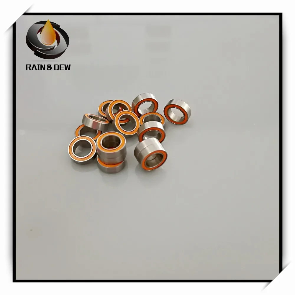 

1Pcs 4X7X2.5 SMR74 2RS CB ABEC7 4x7x2.5mm Stainless steel hybrid ceramic ball bearing by RainDew