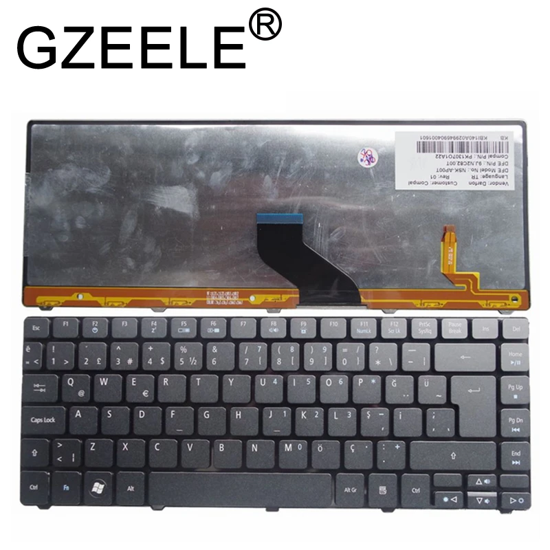 GZEELE NEW Turkey TR backlit keyboard for Acer Aspire 4736G 4738ZG 4746 4739Z 3820TG 4750G 4743G 5942G 3810 backlight black|Replacement Keyboards| - AliExpress