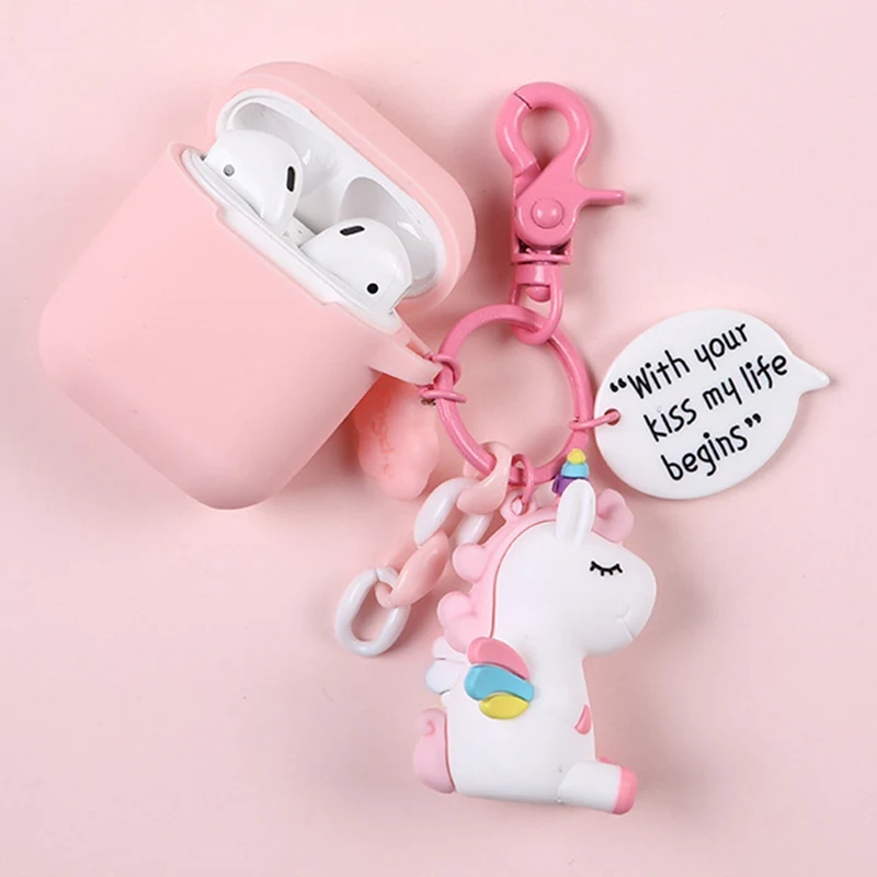 

Newest Unicorn Decorative Silicone Case for Apple Airpods Air Pods Accessories Protective Cover Bluetooth Earphone Case