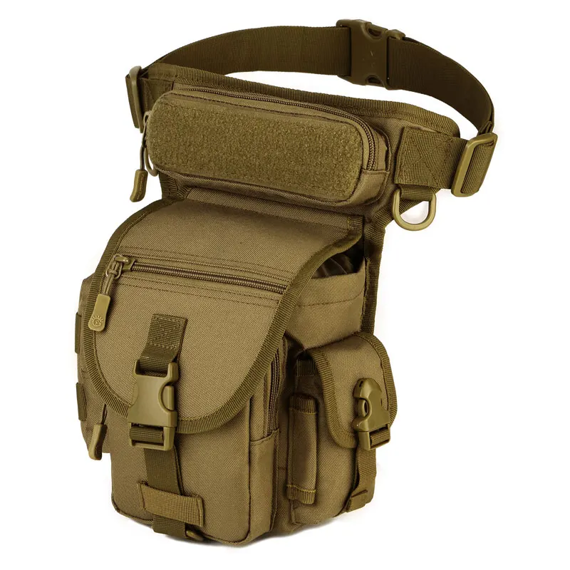 

Multi-Function SWAT Police Drop Leg Waist Thigh Motocycle Pouch Multi-functional Advance Assault 3P Attack Nylon Camo Utility