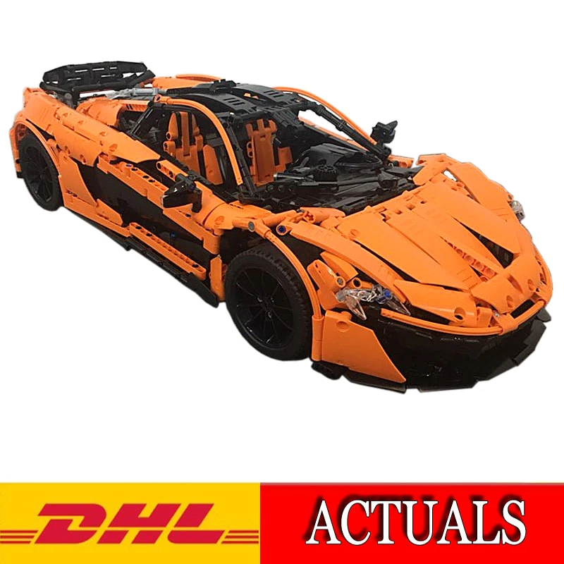 

Lepin 20087 Technic MOC-10915 McLaren P1 Hypercar 1:8 Racing Car Set Compatible Legoing Model Building Kit Blocks Bricks Boy Toy