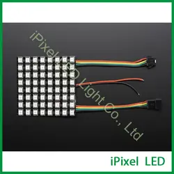 Адресуемые apa102 RGB LED матричный Дисплей 80*80 мм светодиодный экран