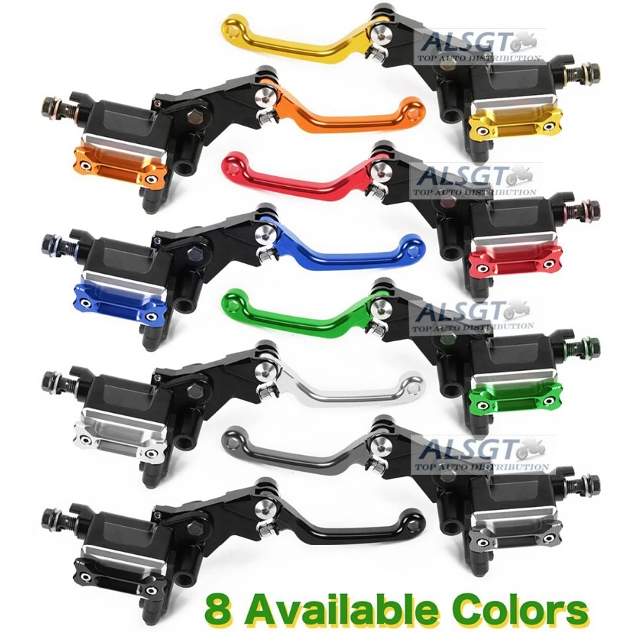 

Universal For Honda XR250 BIKER 1995 - 2007 CNC Moto Dirt Pit Bike Clutch Brake Master Cylinder Reservoir Levers 2006 2005 2004