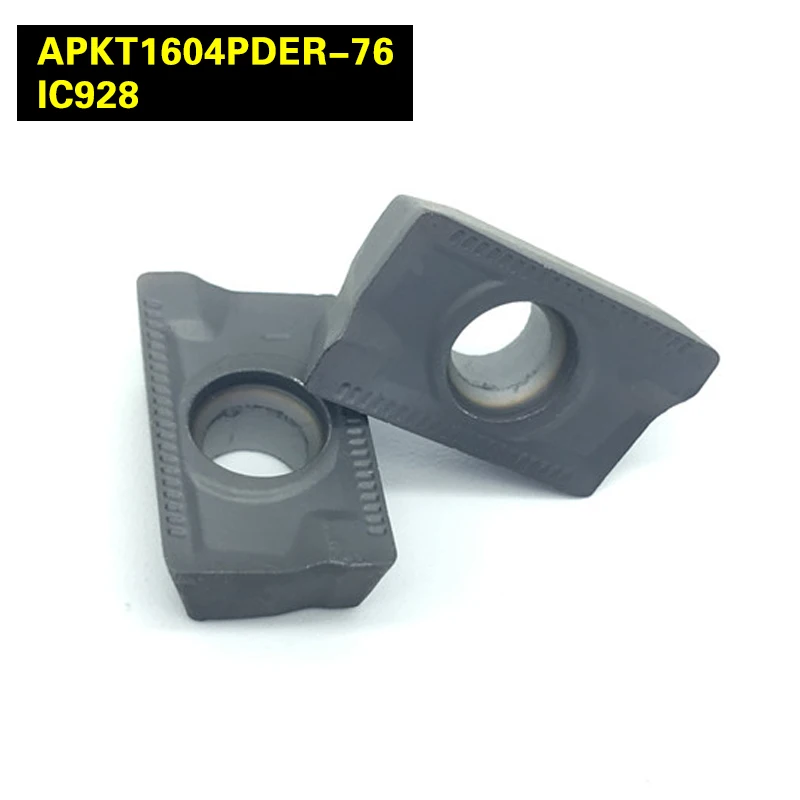 20pcs/Set Milling cutters APKT1604 PDR 76 IC928 Carbide Insert Lathe Mill CNC tools | Инструменты