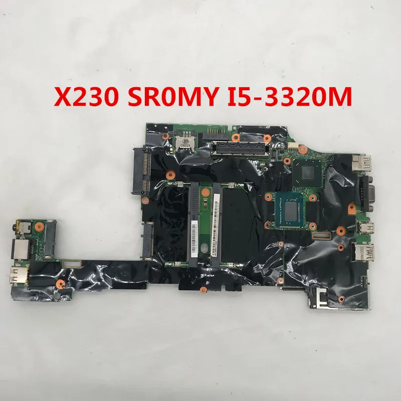 High quality For X230 Laptop motherboard with SR0MY I5-3320M CPU ddr3 100% full Tested | Компьютеры и офис