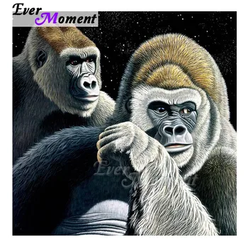 

Ever Moment Diamond Painting Monkey 5D DIY Handmade Picture Of Rhinestone Cross Stitch Diamond Embroidery Mosaic Full ASF1515