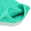 Baby Newborn Knit Crochet Mermaid 3pcs Costume Set Cocoon with Bra Headband Toddler Photo Props 1set Photo Shoot Clothes H044 4