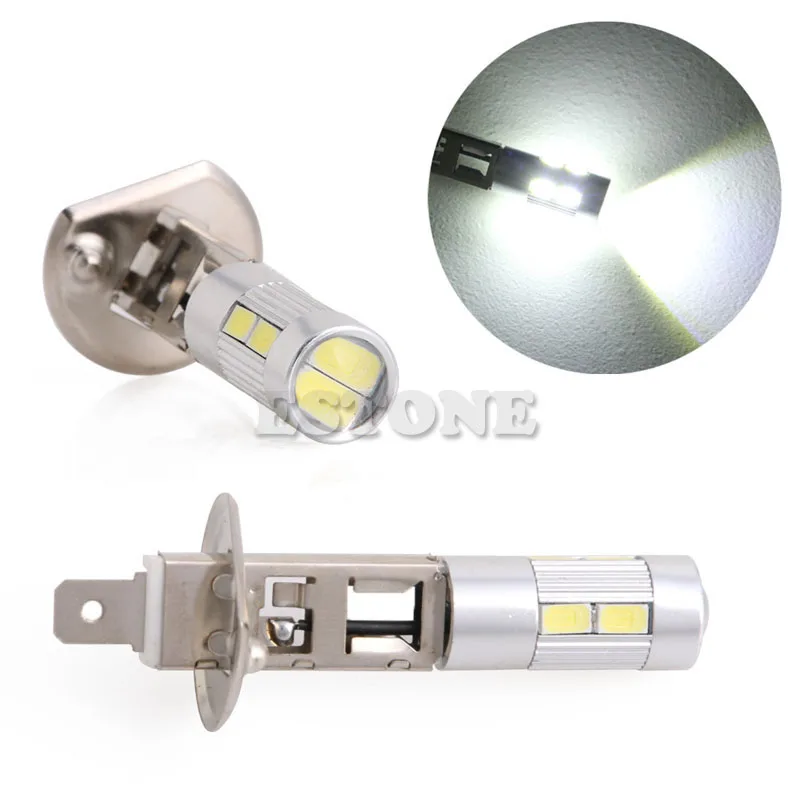 

1PC H1 5630 10-SMD-LED Halogen Car Lamp Fog Driving Light Bulb Headlight 12V #1