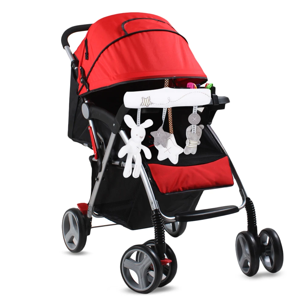 Baby Crib Hanging Music Plush Toy Animal Lace Up Bed Bell Stroller Pendant Babies Kids Activity