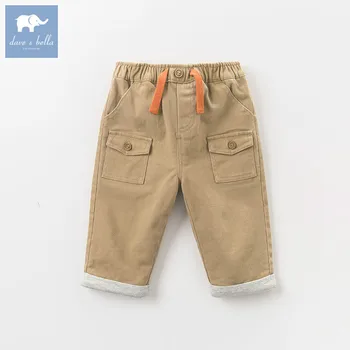 

DB5458 dave bella autumn infant baby boys full length fashion pants children toddler khaki pants boys trousers