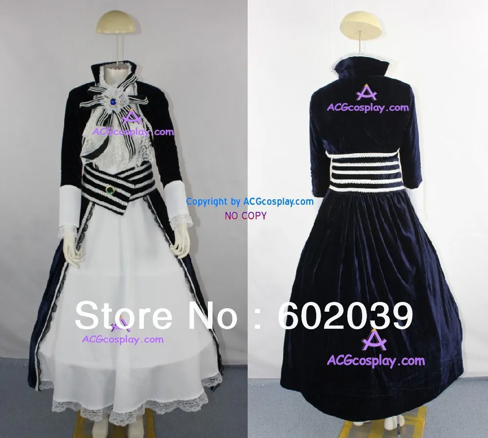 

Vocaloid Kaito Cosplay Costume The Madness of Duke Venomania cosplay costume VELVET made include petticoat