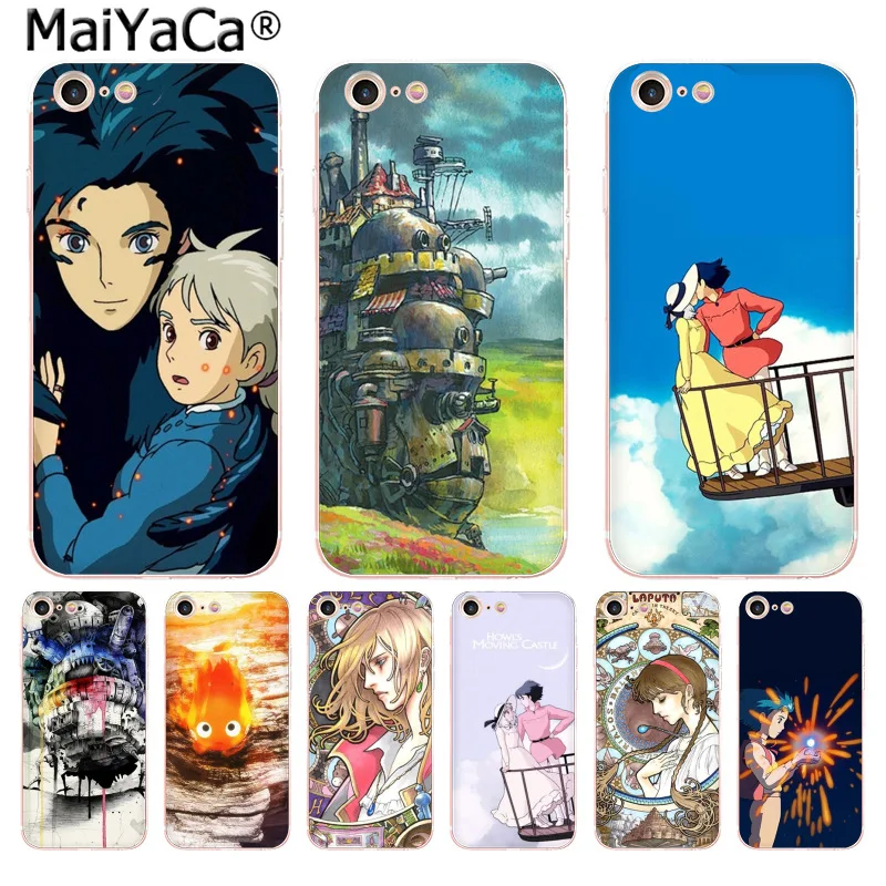 

MaiYaCa Howl's Howls Moving Castle New Arrival Fashion phone case for iphone 11 pro 8 7 66S Plus X 5S SE XR XS XS MAX Cover
