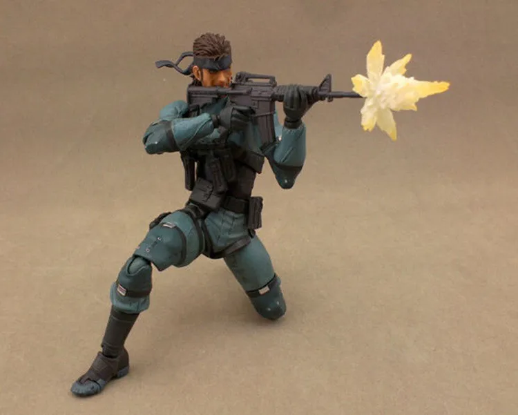 ПВХ Аниме игры MGS2 Figma 243 твердая змея экшн-фигурка металлическая Шестерня Твердые сыновья свободы подвижная Сборная модель игрушки для мальчиков подарок