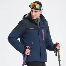 Мужская Флисовая Куртка для походов и кемпинга, водонепроницаемая ветрозащитная зимняя куртка, мужские брюки для сноуборда, лыжные штаны для мужчин, зимняя одежда