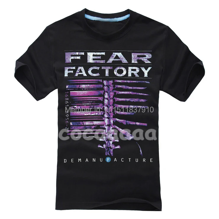 

11 designs Streetwear Fear Factory Rock Brand shirt 3D mma skull fitness Hardrock heavy Dark Metal Punk 100%Cotton camiseta ropa