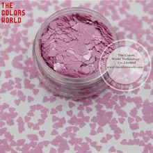 Tch307 3.0 мм Размеры растворителям Коврики Цвета форме сердца блеск для лак для ногтей, ногтей или другие украшения DIY