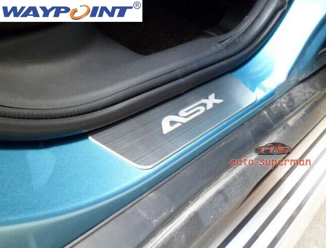 

304 Steel Door sill scuff plate For Mitsubishi ASX RVR Outlander sport 2016 2017