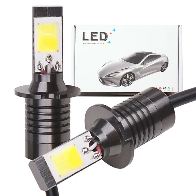 

2PC Car Led H3 Led Bulb Dual Color 2800LM Car Fog Lights DRL Lamp Auto 12V 3000K yellow 6000K white