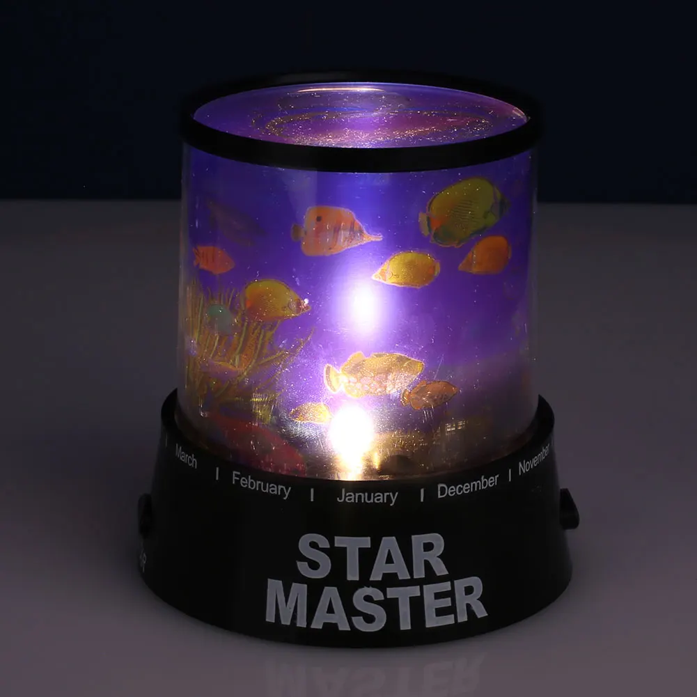 Яркий светодиодный светильник для проектора с изображением звезд, звездное небо, луна, океан, Звездный мастер, украшение для детской спальни