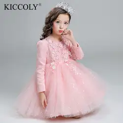 Высококачественное Брендовое свадебное платье для девочек праздничное платье принцессы с блестками детское платье-пачка для девочек
