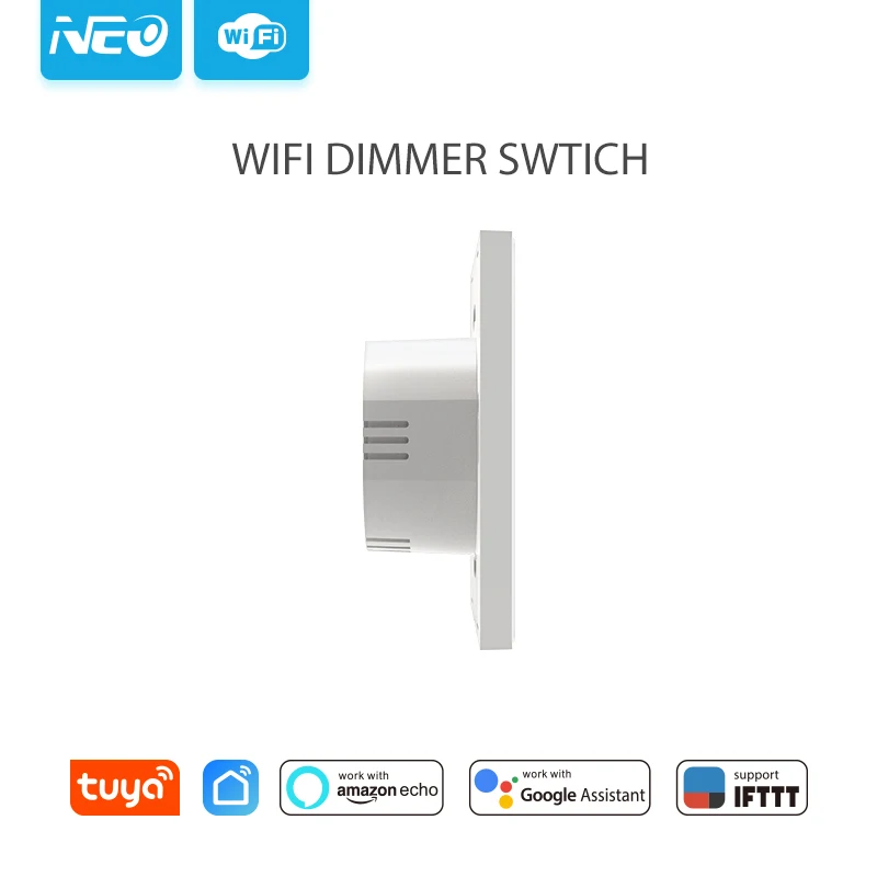 WiFi ЕС Диммер умный беспроводной диммер переключатель Workes с Alexa Echo и google home Smart Switch