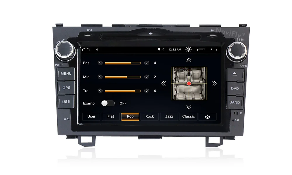 Clearance Free shipping! 8" 2din Android 8.1 Car radio dvd Player multimedia For Honda c-rv crv 2007 2008 2009 2010 2011 GPS Navi WIFI RDS 16
