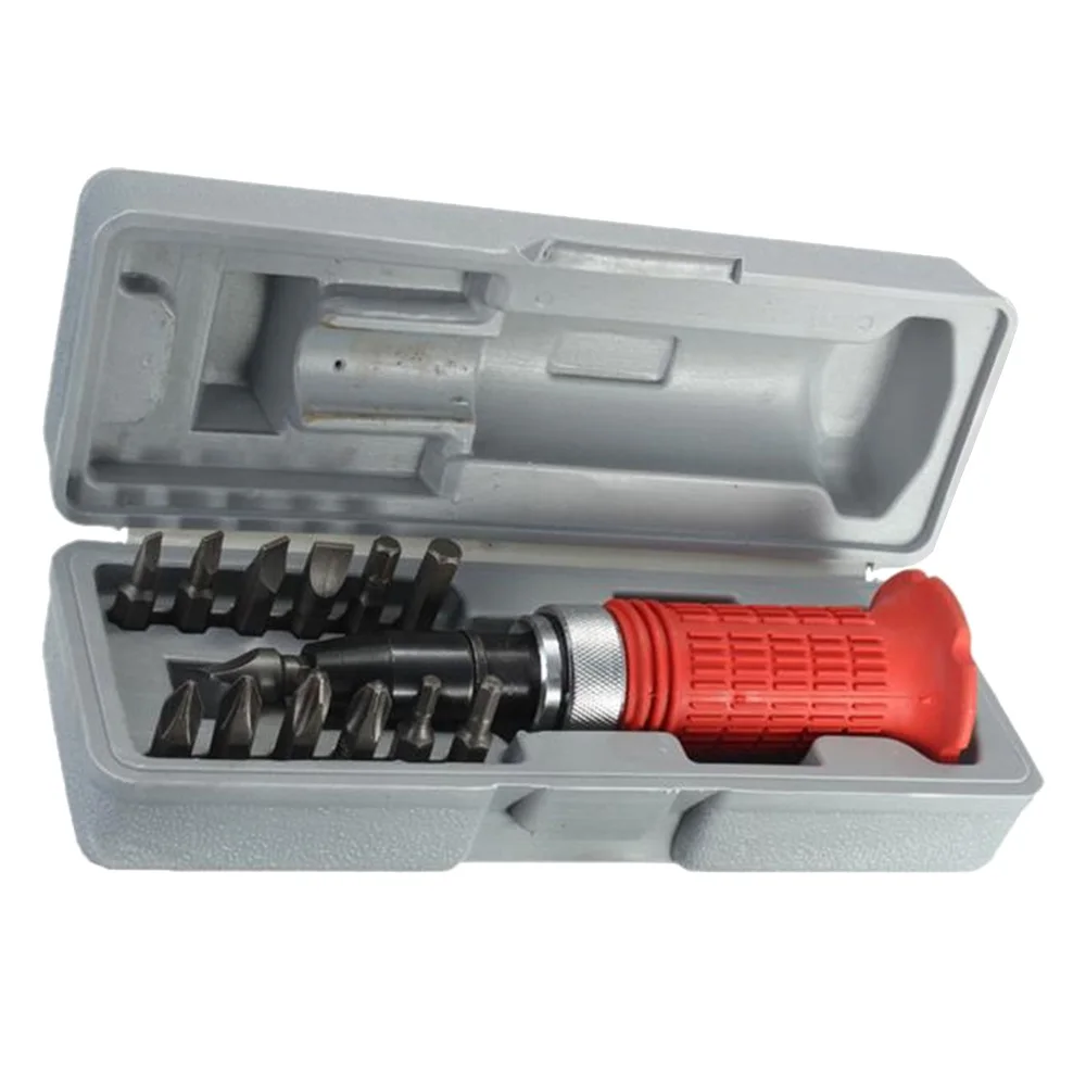 

Multi-purpose Heavy Duty Impact Screwdriver Set Driver Chisel Tool Sleeve Socket Kit with Case for Renault Rover Saab Ssangyong