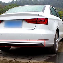 Автомобильный Стайлинг для Audi A3 8 V 2012 2013 седан заднего бампера накладка покрышка Нержавеющая сталь