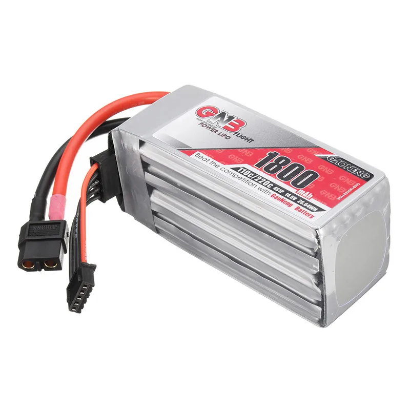 Аккумуляторная батарея Lipo Gaoneng GNB 14 8 V 1800mAh 110C/220C 4S LiPo XT60 разъем для FPV гоночного