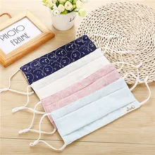 10pcs/Bags Spring And Summer New Funny Expression Labeling 3 Layer Printing Linen Masks Dust Sunscreen Fog Haze Fashion Masks